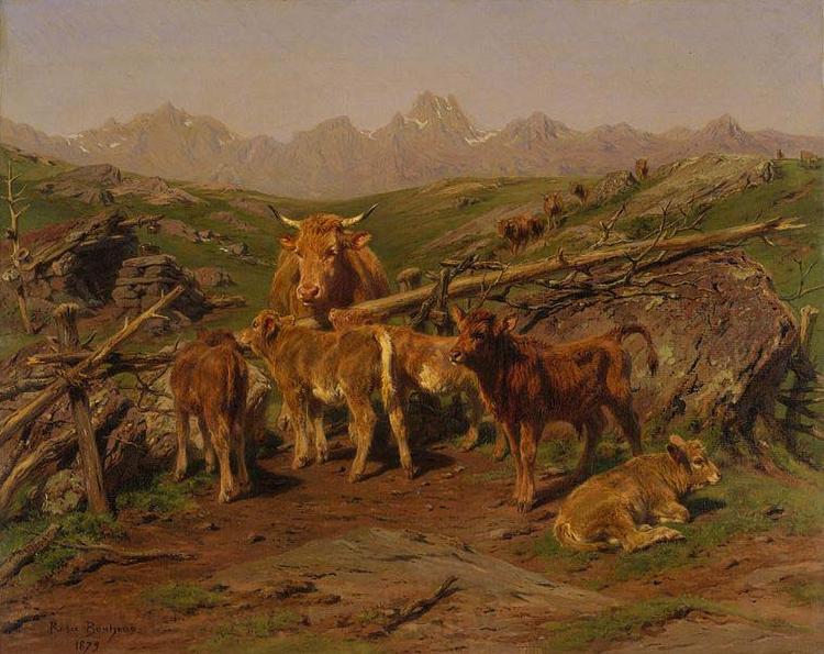 Rosa Bonheur Weaning the Calves France oil painting art